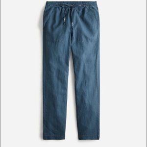 NWT jcrew size large tall navy linen blend pants